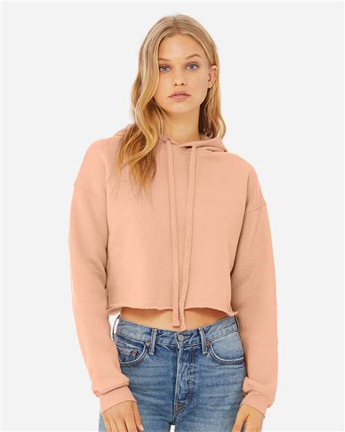 BELLA + CANVAS 7502 Women's Crop Hoodie Sweatshirt